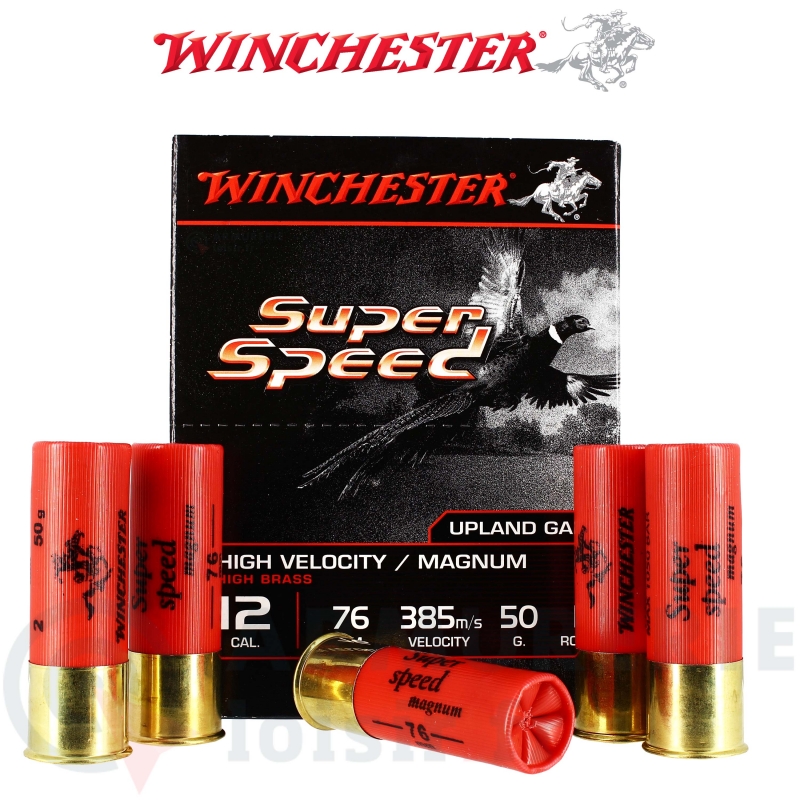 10 cartouches Winchester super speed  50gr cal.12/76 