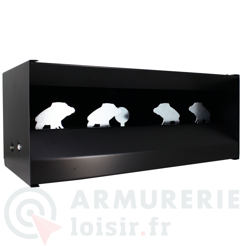 Cible m&eacute;tallique sangliers X4 