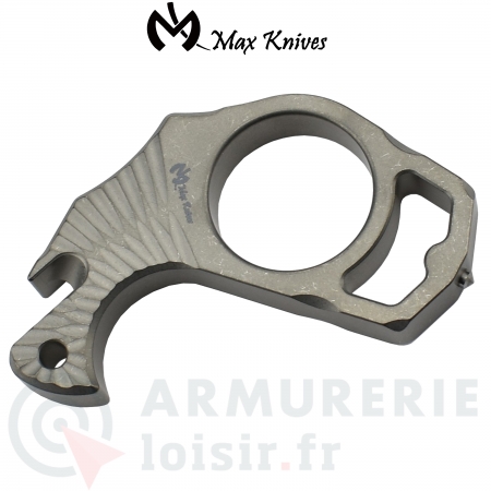 Poing am&eacute;ricain MAX KNIVES TIKNU3 Titane naturel