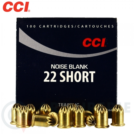 100 cartouches CCI .22 Short Noise Blank