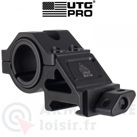 Montage lampe UTG d&eacute;port&eacute; 45&deg; rail picatinny