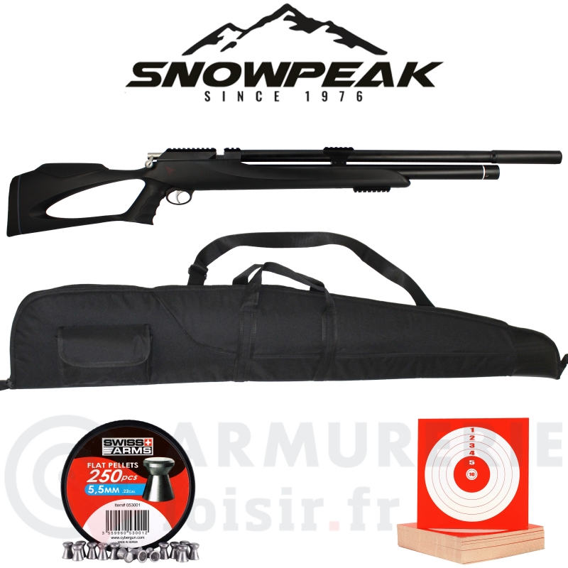 Carabine Snowpeak M25 PCP synth&eacute;tique 5.5mm (38 joules)