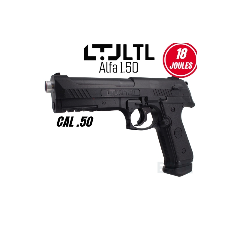 Destockage - Pistolet de d&eacute;fense LTL Alfa 1 .50 (18 joules)