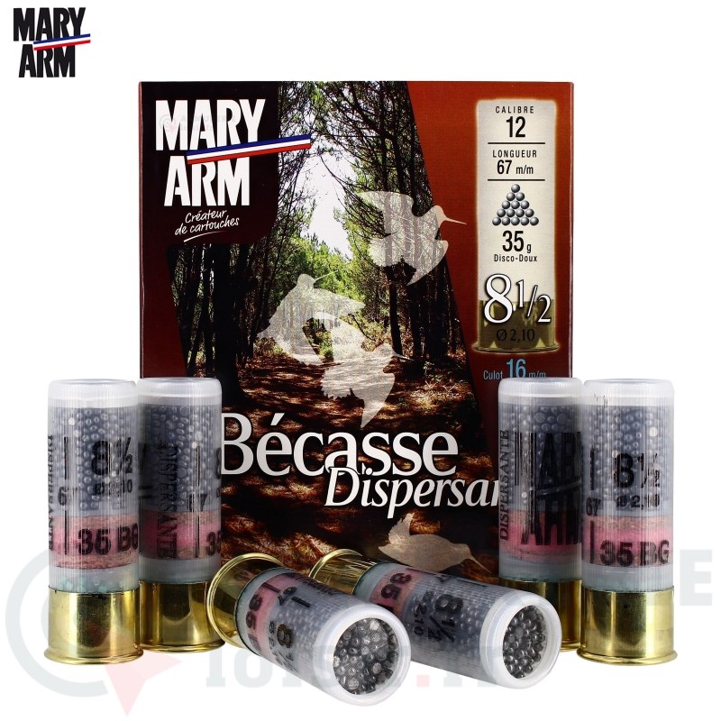10 Cartouches Mary Arm B&eacute;casse Dispersantes 35g n&deg;8.5 12/67 