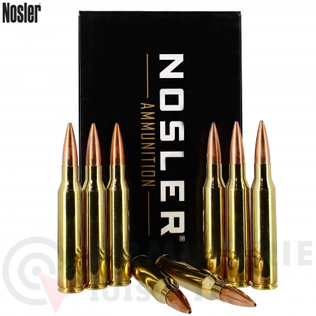 20 Cartouches Nosler 338 Lapua Magnum 300gr HPBT