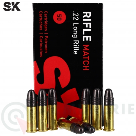 Cartouches SK Rifle Match 22lr 40gr