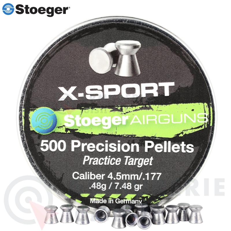 Boite de 500 Plombs plat Stoeger X-Sport