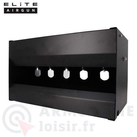Elite Airgun Bo&icirc;te cible m&eacute;tallique X5