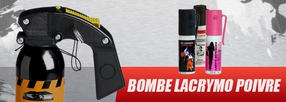 Bombe lacrymog&egrave;ne poivre