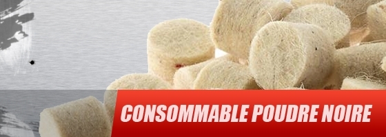 Consommables poudre noire