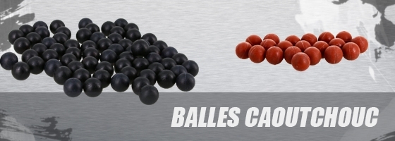 Balles caoutchouc 