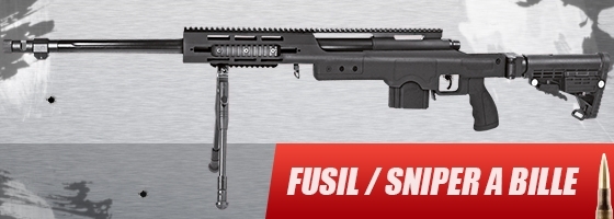 Fusil / sniper &agrave; bille